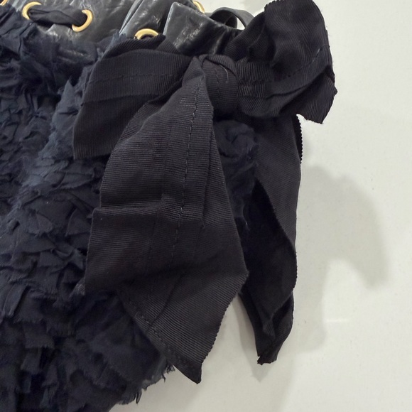 Juicy Couture silk chiffon and leather handbag - Picture 10 of 16